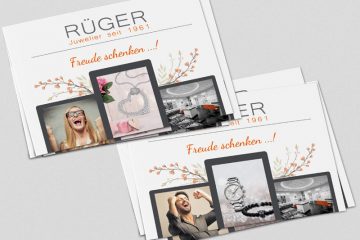 your agentcy Werbeagentur Juwelier Rüger Kleve Geschenkgutschein Corporate Design Print