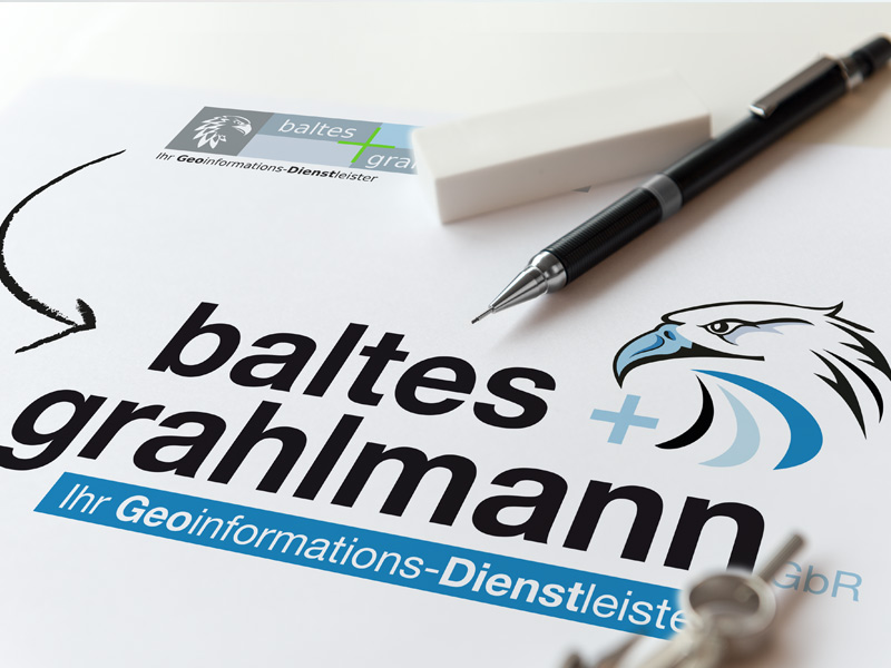 Logo-Design your agentcy Werbeagentur Niederrhein Vermessungsbüro Kamp-Lintfort Baltes Grahlmann